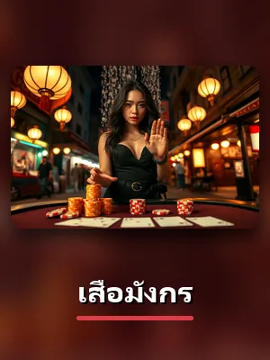การ์ดห้องเกมเสือมังกร บน 123UP